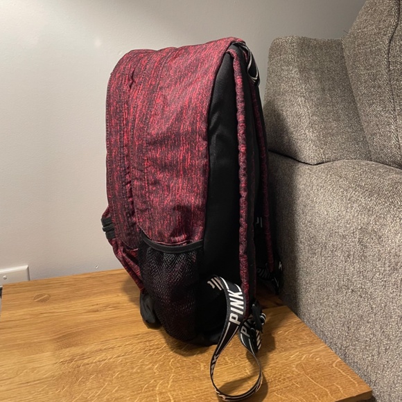 PINK Victoria Secret Backpack Pink Black Lightweight – LIKE NEW - Picture 14 of 14